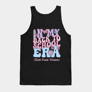 In My Back To School Era Fourth 6th Grade Gift For Boys Girls Kids Tank Top